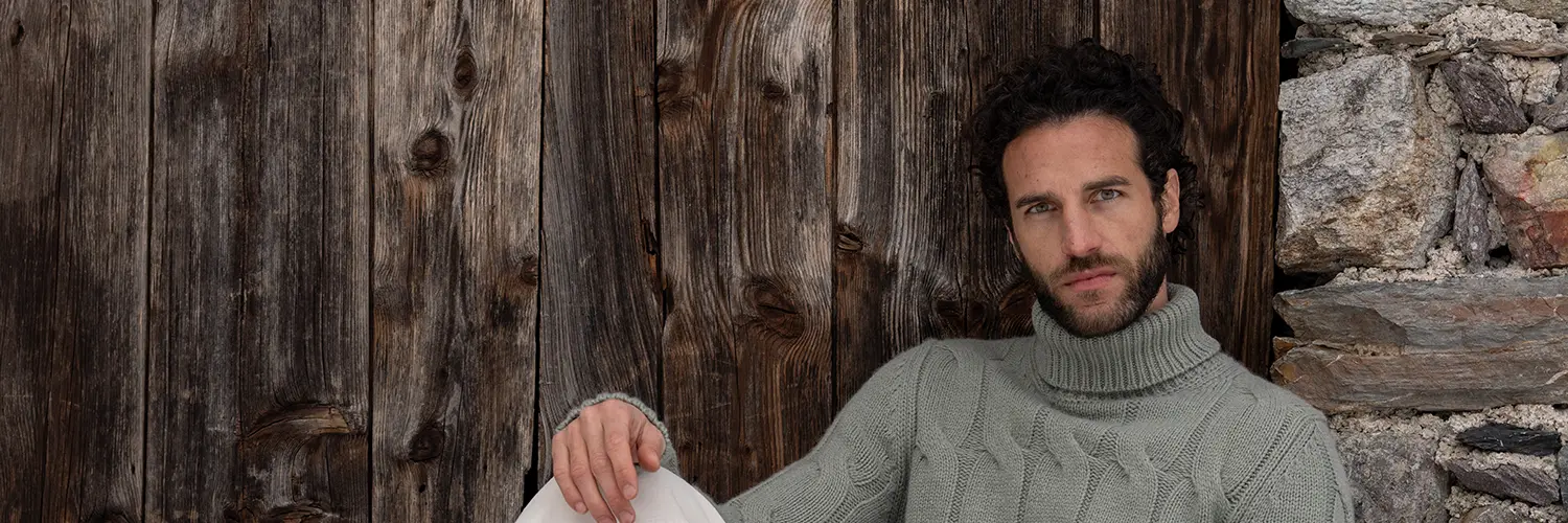 McGeorge sage green turtleneck, FW 2025 collection